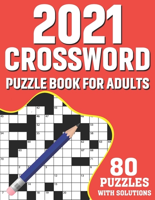 Front cover_2021 Crossword Puzzle Book For Adults