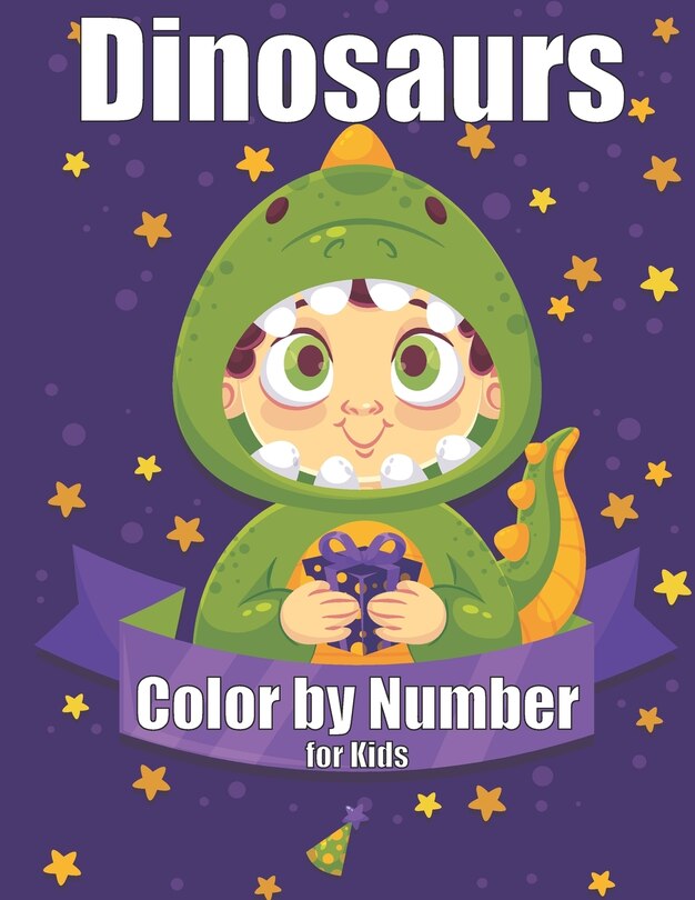 Couverture_Dinosaurs Color by Number for Kids