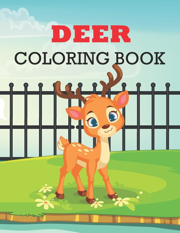Couverture_Deer Coloring Book
