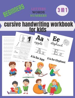 Couverture_cursive handwriting workbook for kids beginners