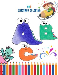 Front cover_A B C Dinosaur Coloring