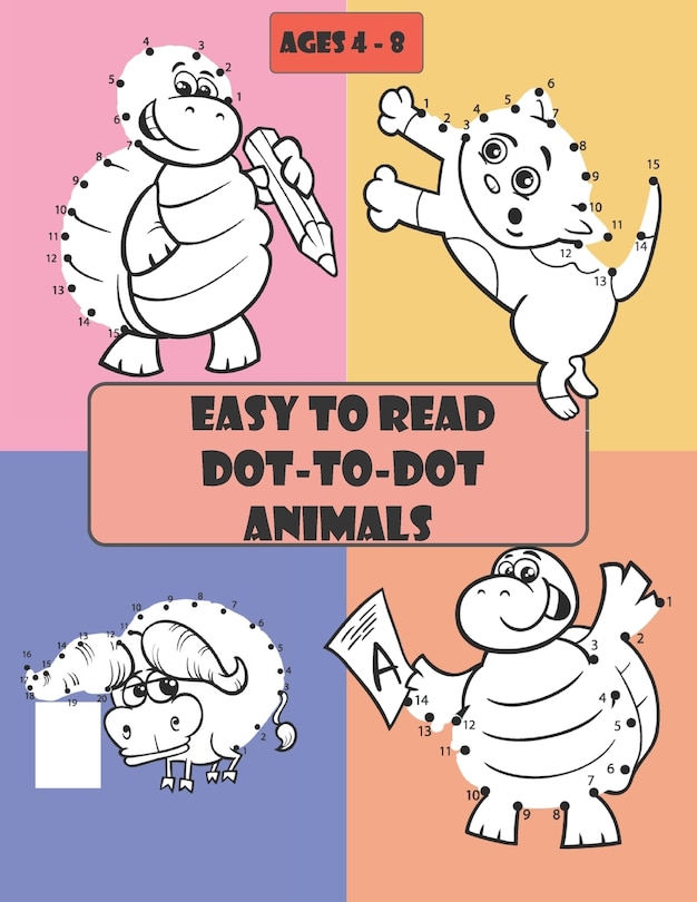 Couverture_Easy to Read Dot-to-Dot Animals