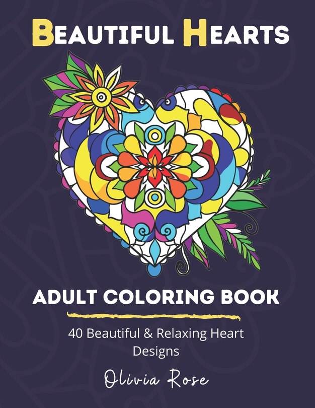 Couverture_Beautiful Hearts Adult Coloring Book