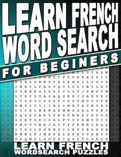 Front cover_Learn French Word Search for Beginners