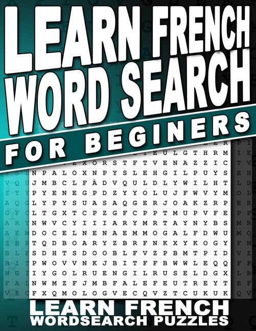 Front cover_Learn French Word Search for Beginners