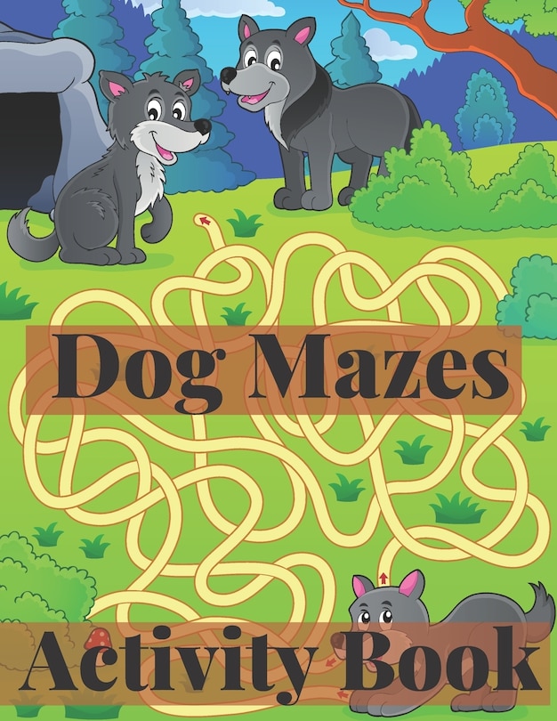 Front cover_Dog mazes activity book