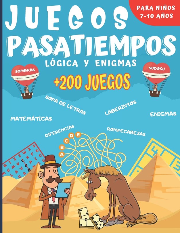 Front cover_Juegos Pasatiempos Lógica y enigmas