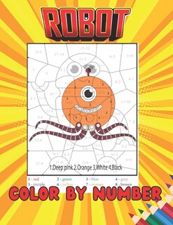 Front cover_Robot color by number