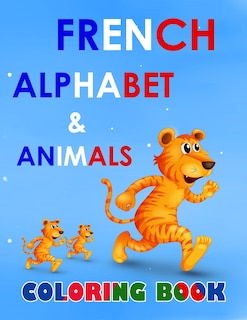 Front cover_French alphabet and animals coloring book