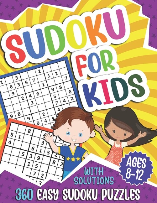 Front cover_Sudoku for Kids Ages 8-12