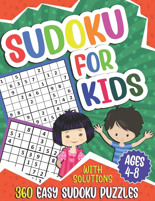 Front cover_Sudoku for Kids Ages 4-8