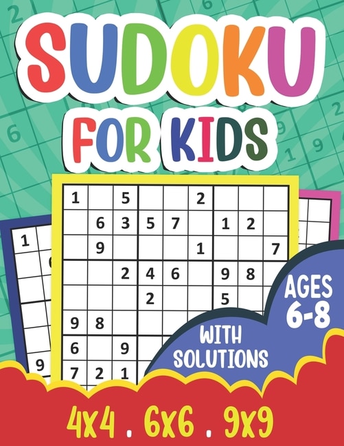 Front cover_Sudoku for Kids Ages 6-8