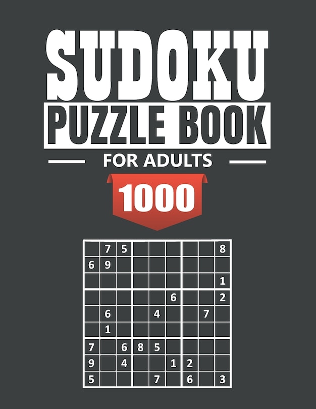 Front cover_Sudoku puzzle book for adult