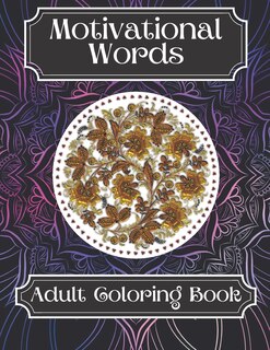 Couverture_Motivational Words Adult Coloring Book