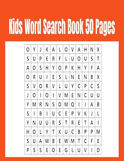 Front cover_Kids Word Search Book 50 Pages