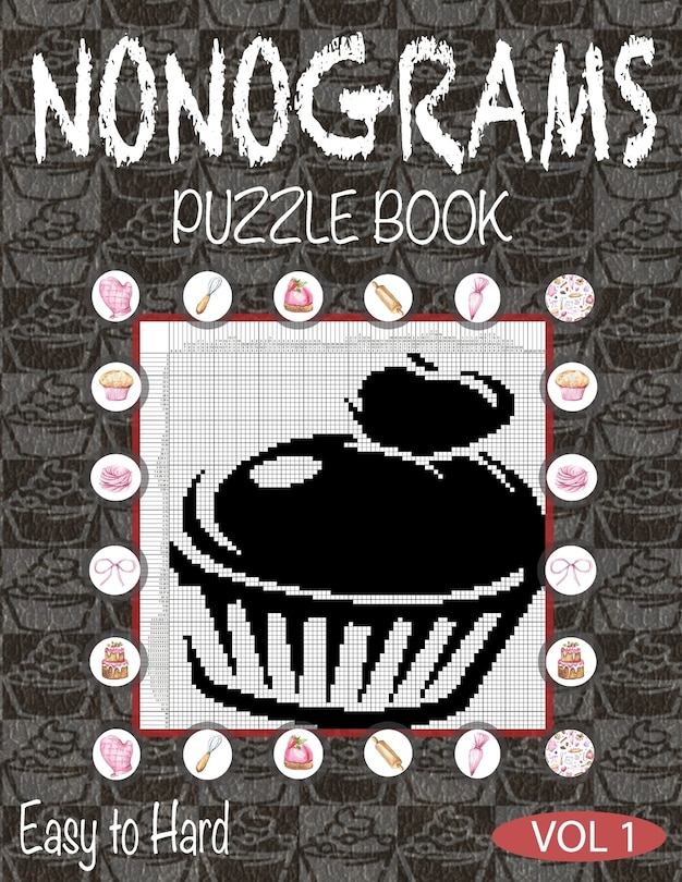 Front cover_Nonograms Puzzle Book Vol 1