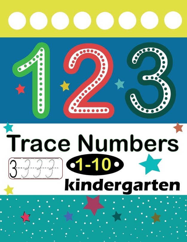 Front cover_Trace Numbers 1-10 Kindergarten
