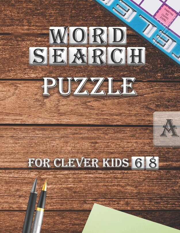 Couverture_Word Search Puzzle For Clever kids 6-8