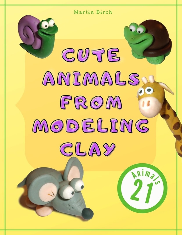 Couverture_Cute Animals from Modeling Clay