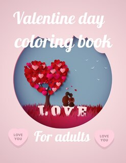 Couverture_Valentine day coloring book for adults