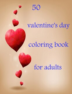 Front cover_50 valentine's day coloring book for adults