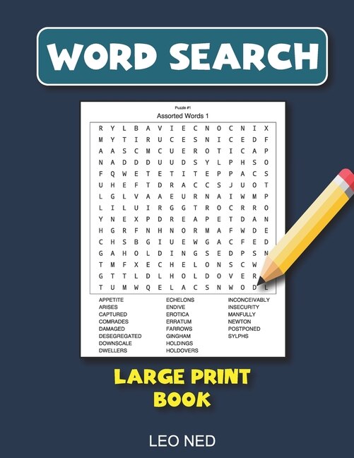 Front cover_Word Search Large Print Book