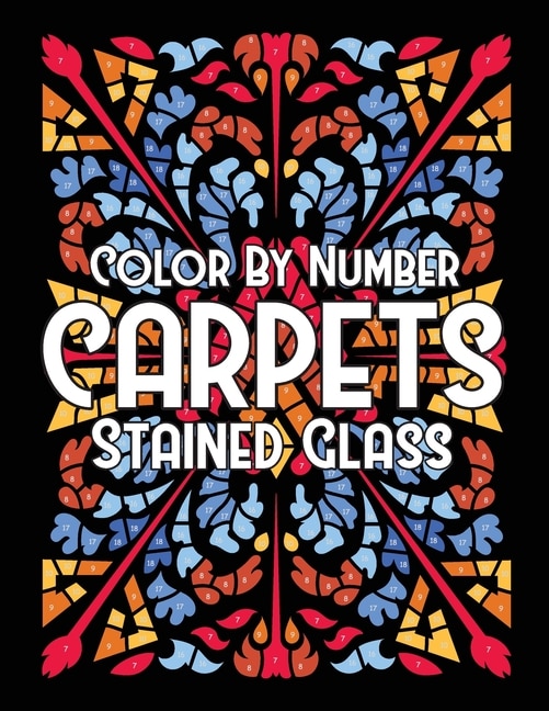 Color By Number Carpets Stained Glass