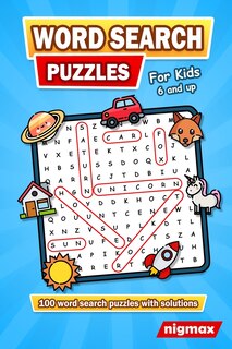 Front cover_Word Search for Kids Age 6 and up