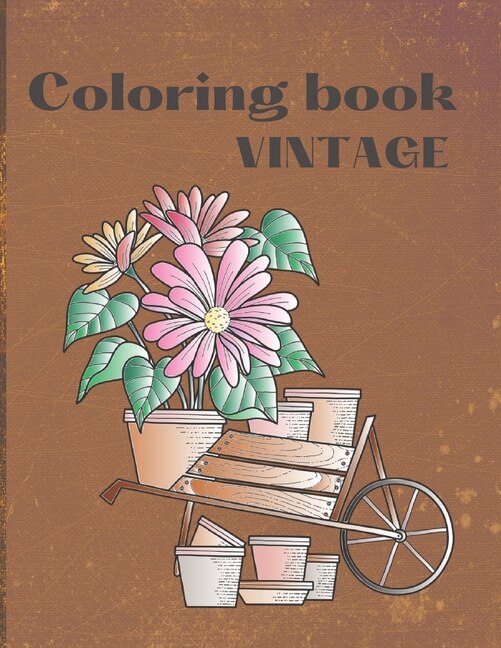 Front cover_Vintage Coloring Book
