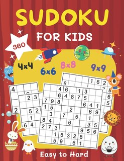 Couverture_360 Sudoku for Kids Easy to Hard
