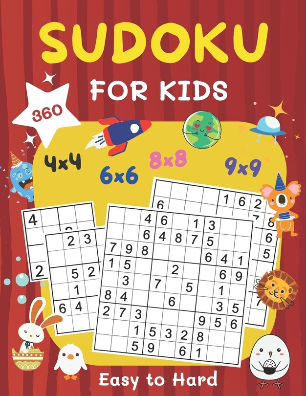 Couverture_360 Sudoku for Kids Easy to Hard