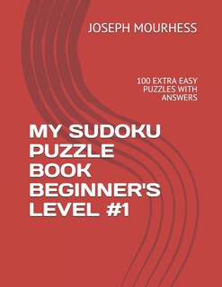 Front cover_My Sudoku Puzzle Book Beginner's Level #1