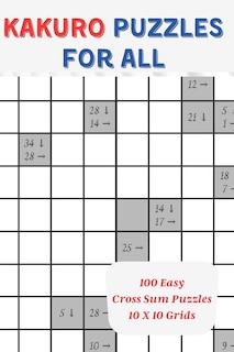 Front cover_Kakuro Puzzles For All