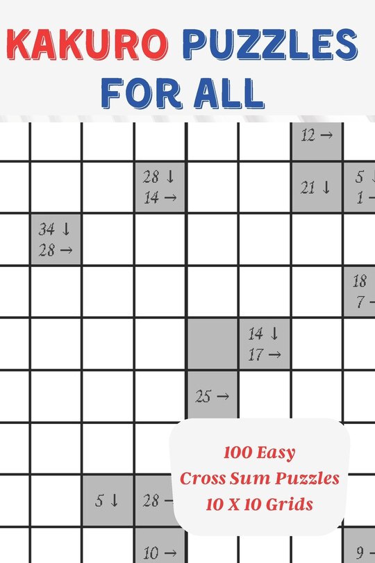 Front cover_Kakuro Puzzles For All