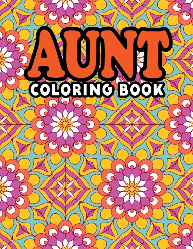 Front cover_Aunt Coloring Book