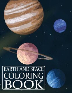 Front cover_Earth and Space Coloring Book