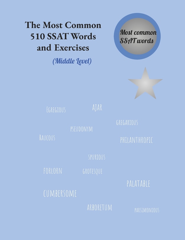 Couverture_The Most Common 510 SSAT Words and Exercises