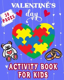Front cover_Valentine's Day Activity Book For Kids