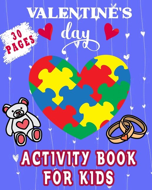 Front cover_Valentine's Day Activity Book For Kids