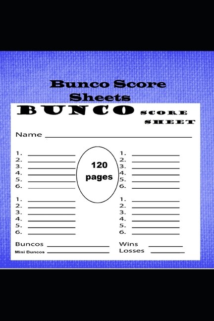 Couverture_Bunco Score Sheet