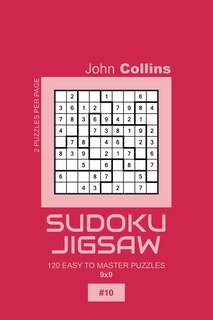 Couverture_Sudoku Jigsaw - 120 Easy To Master Puzzles 9x9 - 10