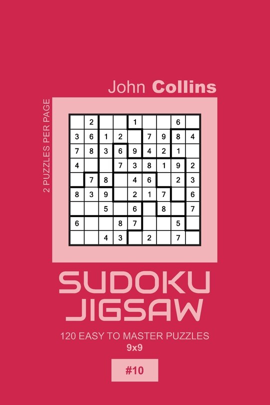 Couverture_Sudoku Jigsaw - 120 Easy To Master Puzzles 9x9 - 10