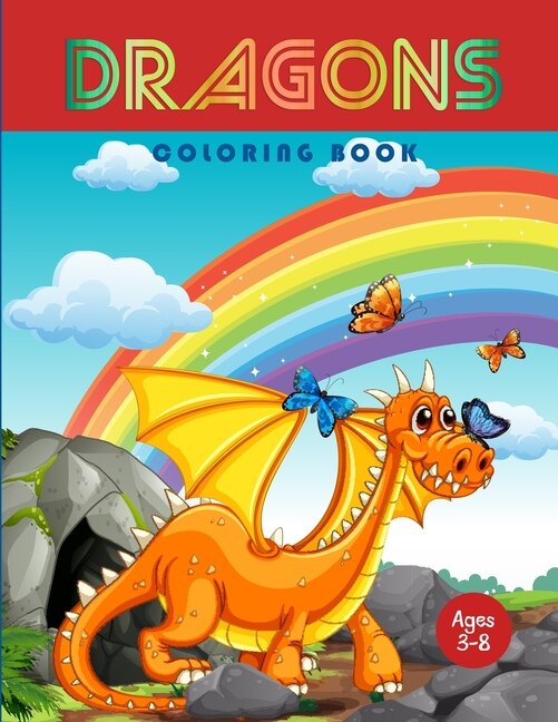 Front cover_Dragons Coloring Book