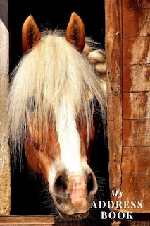 My Address Book: Horse Cover - Address Book For Names, Addresses, Phone Numbers, E-mails And Birthdays