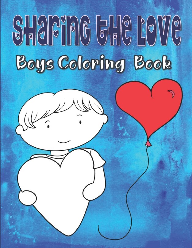 Front cover_Sharing The Love Boys Coloring Book