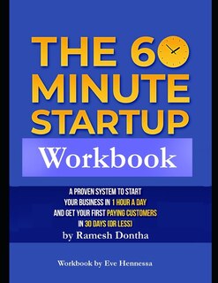 Front cover_The 60 Minute Startup Companion Workbook