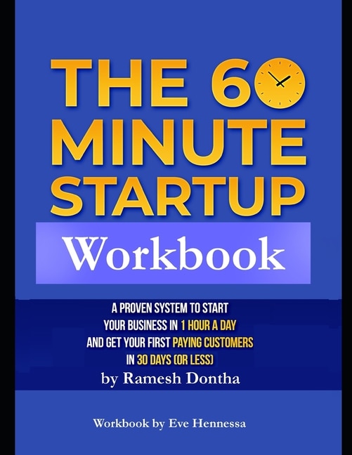 Front cover_The 60 Minute Startup Companion Workbook