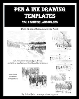 Front cover_Pen and Ink Drawing Templates