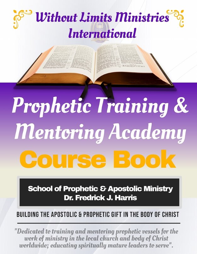 Front cover_Prophetic Training & Mentoring Academy