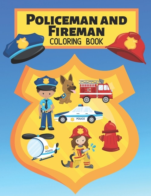 Couverture_Policeman and Fireman Coloring Book